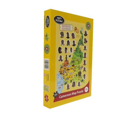 Cameroon Map Puzzle (100 pieces)