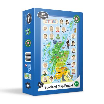 Scotland Map Puzzle (100 pieces)