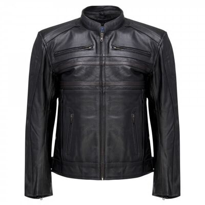 GIACCA IN PELLE NERA FLEMING ROCKY