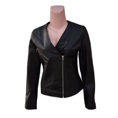 Felicia Black Biker Jacket