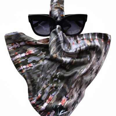 Multifunctional cloth, handkerchief for glasses, model camouflage