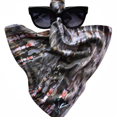 Multifunctional cloth, handkerchief for glasses, model camouflage