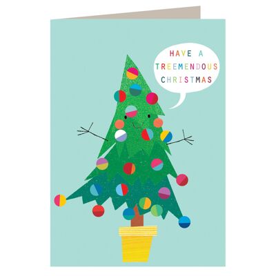 CH03 Christmas Tree Greetings Card