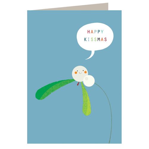 CH04 Mistletoe Christmas Greetings Card