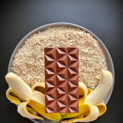 Bananen-Hafer-Milchschokolade