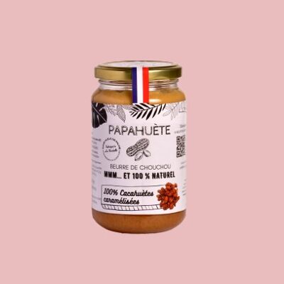 Beurre de cacahuètes caramélisées - chouchou - PAPAHUÈTE