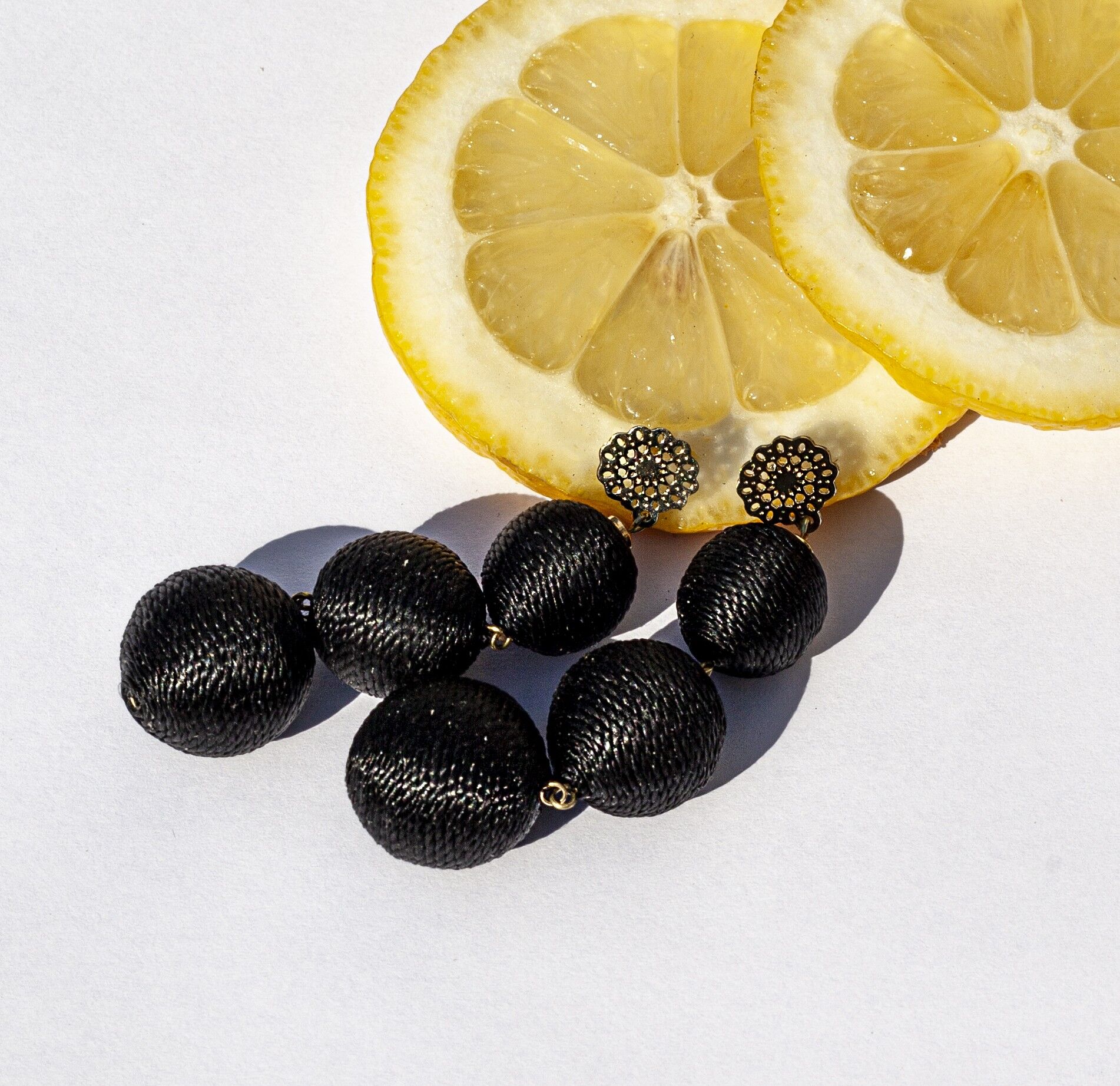 Orecchini Maxi Lolita - Nero Business