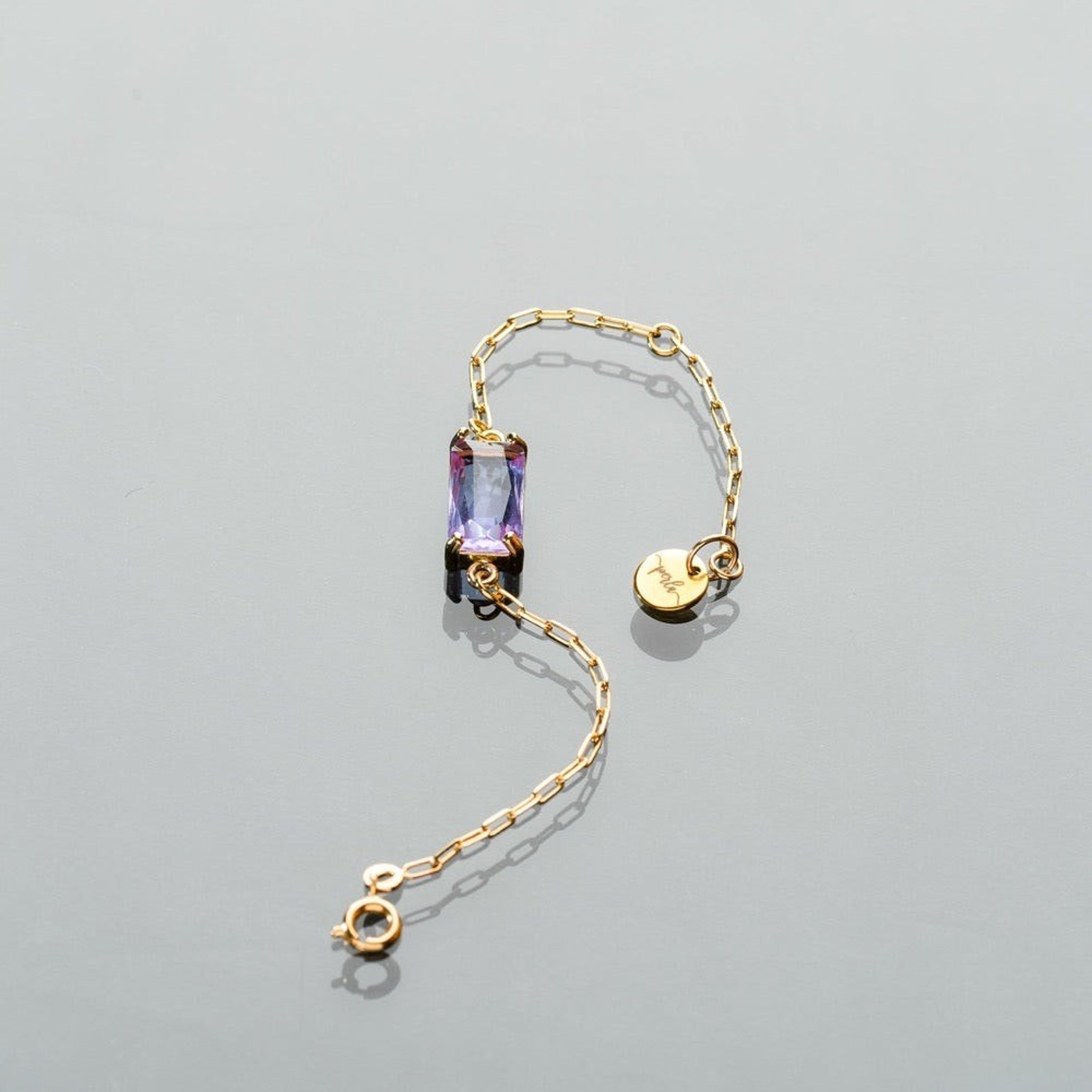 Kit bracelet fil élastique perles jade violette - Kit bracelet - Creavea