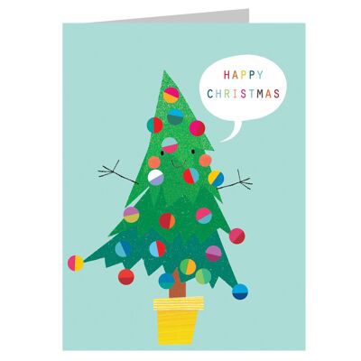 SM54 Mini-Weihnachtsbaumkarte