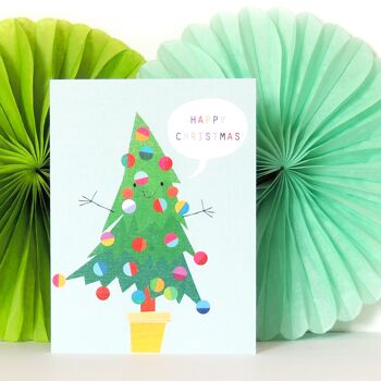 SM54 Mini carte sapin de Noël 4