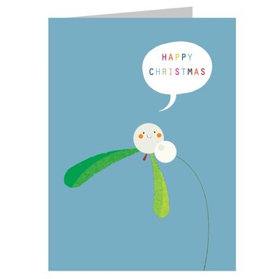 SM55 Mini Mistletoe Christmas Card