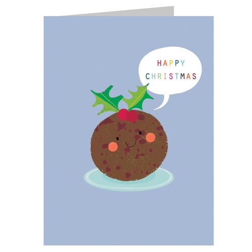 SM56 Mini Christmas Pudding Card