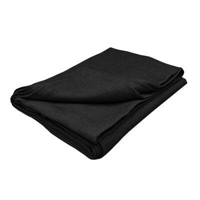 Linen tablecloth RUTA, color black