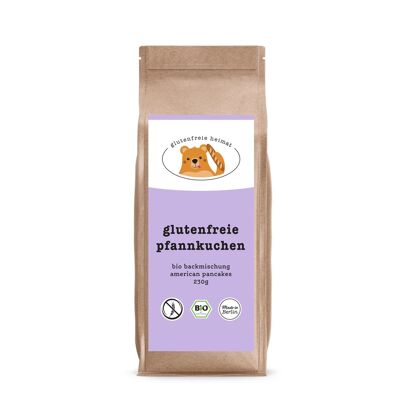 glutenfreie pfannkuchen - bio backmischung