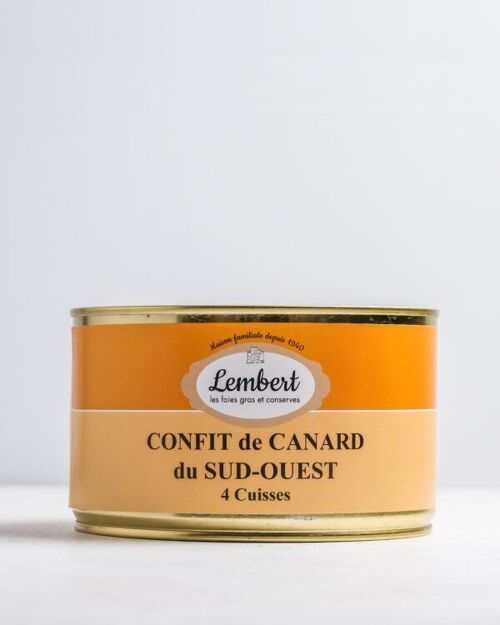 Confits de Canard 4 cuisses - 1400g