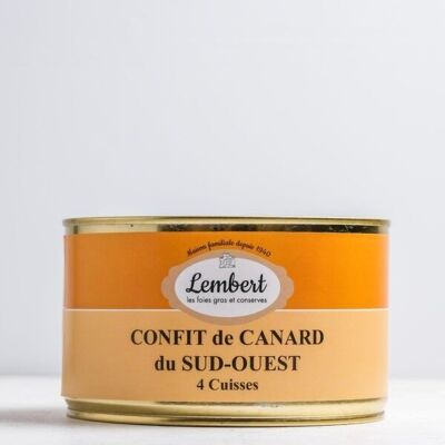 Duck confit 4 legs - 1400g