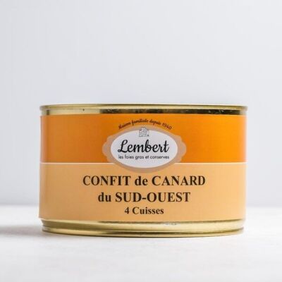 Confits de Canard 4 cuisses - 1400g