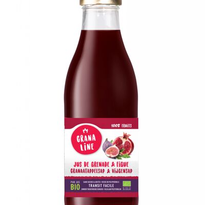 100% Pure Pomegranate / Brown Fig Juice, ORGANIC, cold pressing