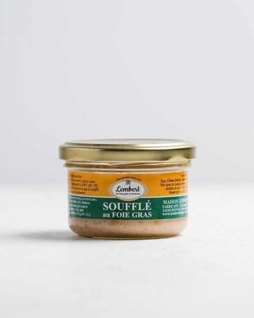 Soufflé au foie gras.