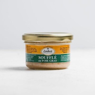 Soufflé with foie gras.