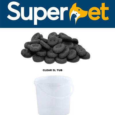 Superpet 'Just A Tub' 5L Charcoal Cobs For Dogs