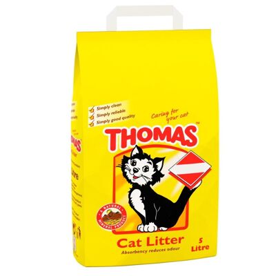Thomas Non-Clumping Cat Litter 5L