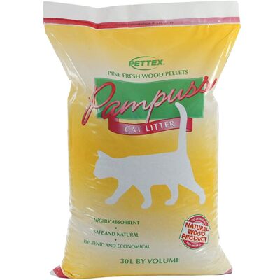 Pettex Pampuss Woodbase Cat Litter 30L