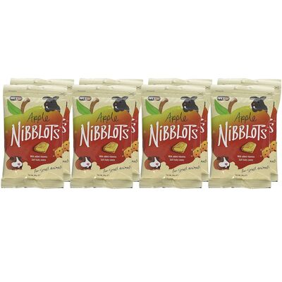Nibblots Small Animal treats - Apple 30g, Pack of 8