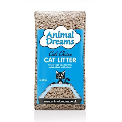 Animal Dreams Wood Pellet Cat Litter 5L