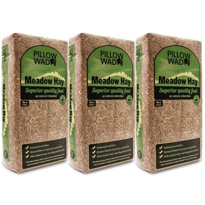Pillow Wad Maxi Meadow Hay 3 Pack (11.25kg)