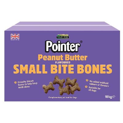 Pointer Peanut Butter Flavored Small Bite Bones 10kg