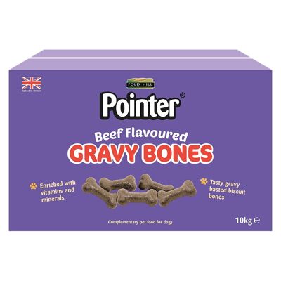 Pointer Beef Flavoured Gravy Bones 10kg