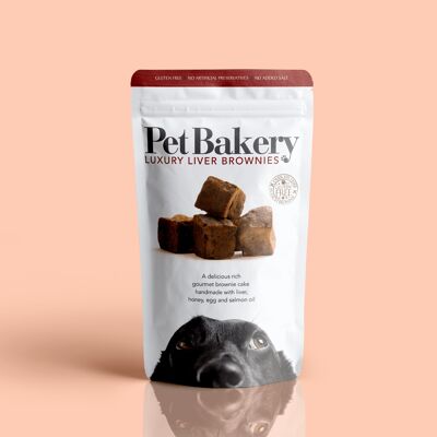 Pet Bakery Luxury Liver Brownies - 3 x 190g