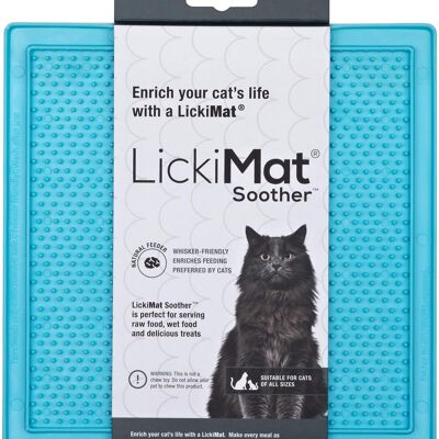 LickiMat Soother for Cats Turquoise