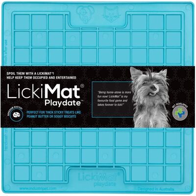 LickiMat Playdate for Dogs Turquoise