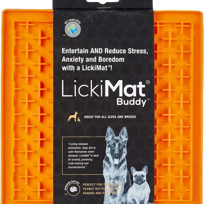 LickiMat Buddy for Dogs Orange