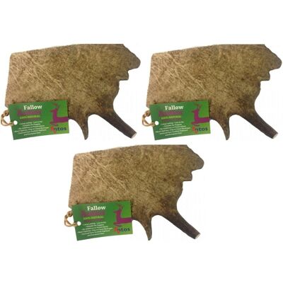 Antos Fallow Antler Dog Chew - 3 Pack Deal - Large (150g - 220g) - 3 Pack