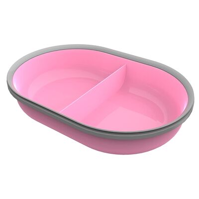 SureFeed Split Bowl Pink
