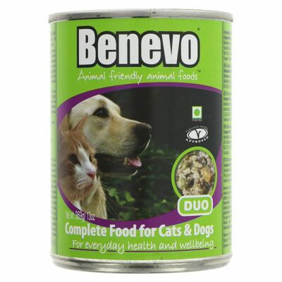 Benevo Duo Complete Food for Cats and Dogs, 6 x 369g