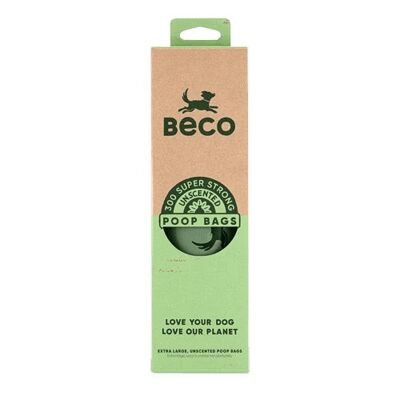 Beco Degradable Poop Bags Unscented, 300 Bags on a Roll