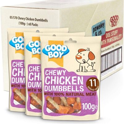 Good Boy Chewy Chicken Dumbbells 8 x 100g