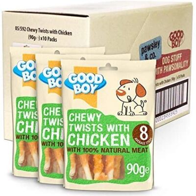 Good Boy Chewy Twists with Chicken 10 x 90g