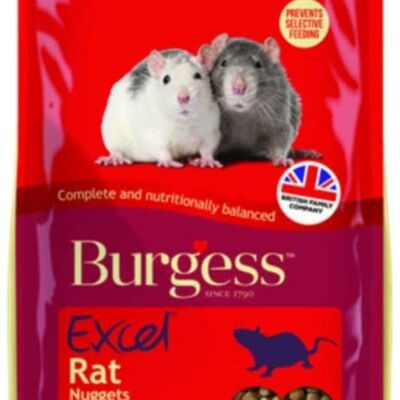 Burgess Excel Rat Nuggets 1.5kg - Case of 4 (6kg)