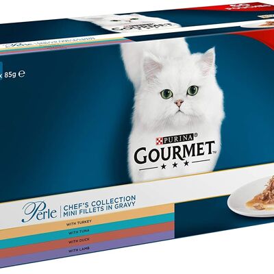 Gourmet Perle Mixed Variety in Gravy, 60 Pouches
