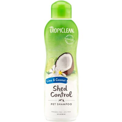 TropiClean Shed Control Lime & Coconut Pet Shampoo 592ml