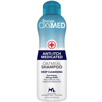 TropiClean OxyMed Anti-Itch Medicated Shampoo 592ml