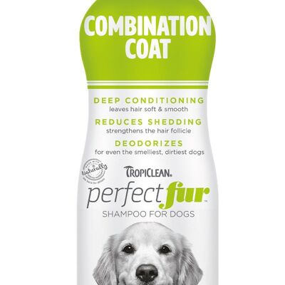 TropiClean PerfectFur Combination Coat Shampoo for Dogs 473ml