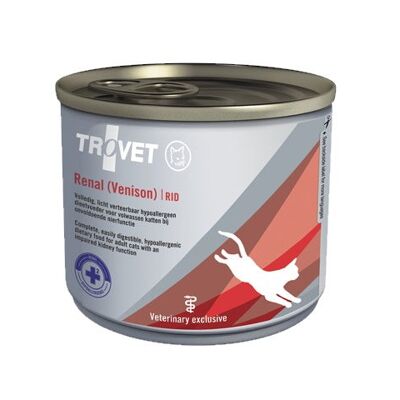 Trovet Renal Diet (RID) Feline - Venison 12 x 200g Cans