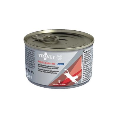 Trovet Renal & Oxalate Diet (RID) Feline - Chicken 6 x 100g Cans