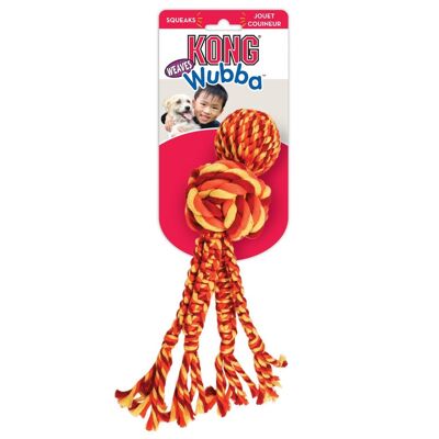 KONG Wubba Weaves With Rope Large